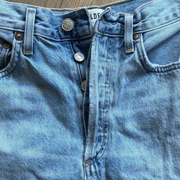 Agolde Riley High Rise Straight Crop in Shatter size 26 - Picture 6 of 10